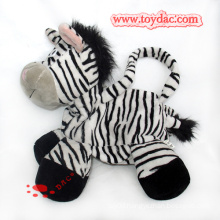 Plush Bag and Zebra Bag